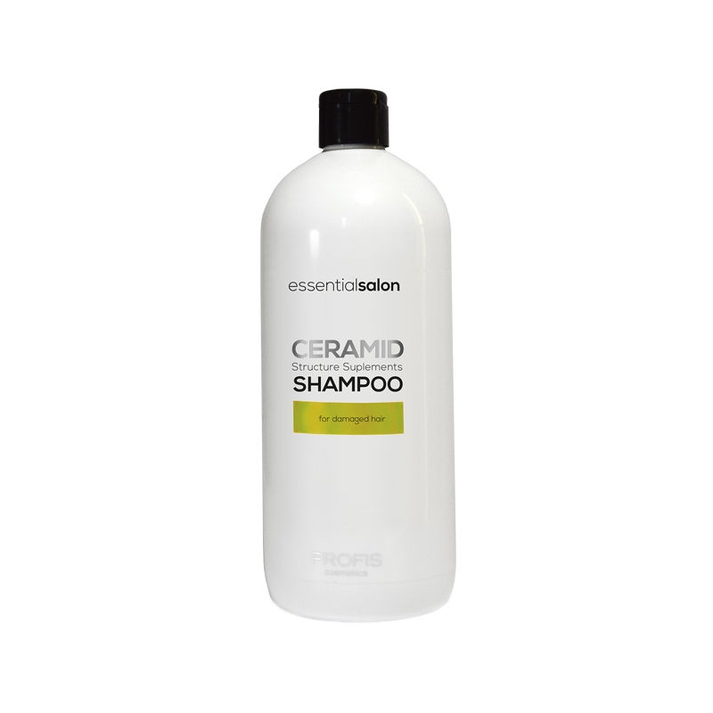 PROFIS ESSENTIAL SALON CERAMID SHAMPOO Tugevdav šampoon keramiididega, kahjustatud juustele, 1000ml 