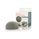 Губка Konjac с бамбуковым древесным углем, чёрная