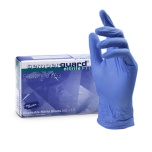 SEMPERGUARD  POWDER FREE NITRILE GLOVES, 100 PCS, S SIZE