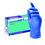 SEMPERGUARD нитриловые перчатки без пудры, M размер, 100 шт