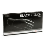 Черные перчатки из латекса Black Touch. 10шт  "S"